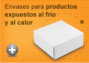Envases para productos expuestos al fr&iacute;o y al calor